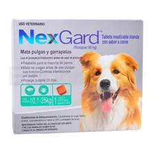Antipulgas Masticable Nexgard Perros 10-25 Kg