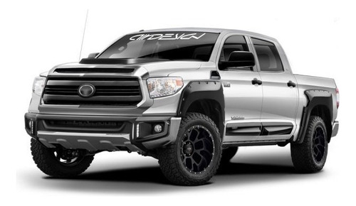 Bumper O Burrera Con Luz Led Para Toyota Tundra 2014 A 2019 Foto 2