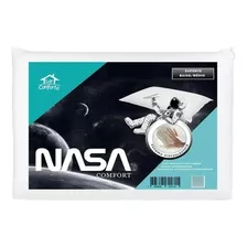 Travesseiro Nasa Comfort Viscoelástico Perfil Baixo/médio