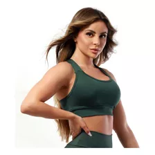 Top Fitness Feminino Roupas Para Academia Ginástica Suplex