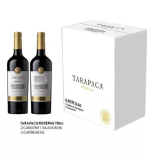 Vino Tarapaca Reserva 750cc 6 Unidades