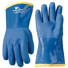 Guantes Químicos De Pvc Forrados De 12 , Talla Única ...