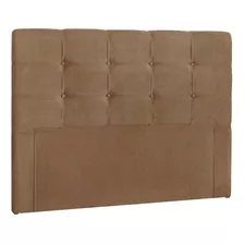 Cabeceira De Cama Box Casal Simbal Clean Casal Marrom Taupe