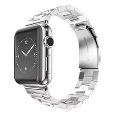 Pulseira Aço Inox Para Apple Watch 1 2 3 4 