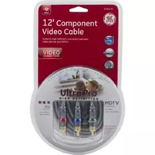 Cable De Componente De Video Digital Ge De 12 Pies, Compatib
