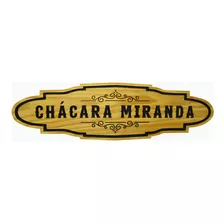 Placa Rústica De Madeira Chácara Sítio 100x28 Cm Amadeirado Claro