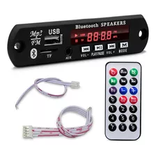 Placa Decodificadora Usb Mp3 Fm Auxiliar Bluetooth 12v