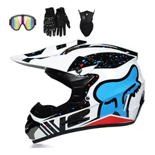 Casco Para Motocicleta Cross Certificado Dot Gogles + Regalo