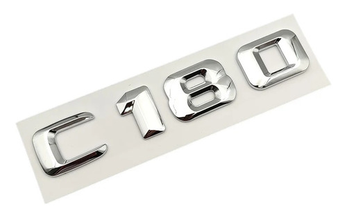 Letras Cromadas Insignia C180 4matic Para Mercedes- Benz