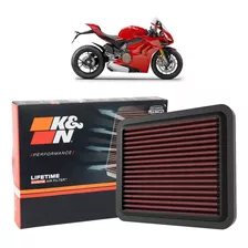 Filtro De Ar K&n Kn Ducati Panigale V4 V4s 2022 Em Diante