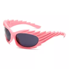 Lentes De Sol Spike Envolventes Futuristas Cyberpunk Estuche