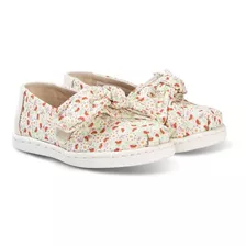 Zapatilla Zapato Niña Toms Tiny - Birch Local Floral Print