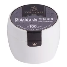 Dioxido De Titanio Polvo 100 Gr Grado Alimenticio Top Class 