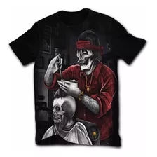 Stompy Camisetas - Hair Cut Barbershop Tattoo Tatuagem