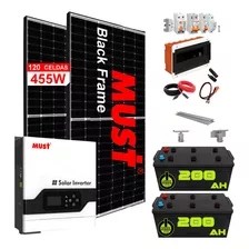 Kit Solar Must Casa Campo 5600watts/dia Inverter 3kw/6kw M8 