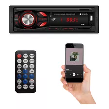 Toca Radio Automotivo Bluetooth Fm Carro Mp3 Pen Usb Sd Aux