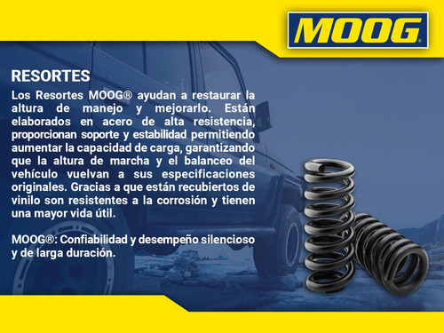 Jgo Resortes Suspensin Del Moog Ford Tempo L4 2.3l 85 Foto 4