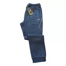 Pants Hugo Boss Tipo Jogger Azul Con Blanco Mediana (32-34)