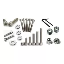 Kit Parafusos Allen Inox Motor Da Crf 230 83 Peças + Brinde