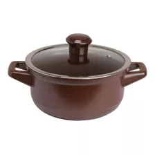 Panela De Cerâmica Ceraflame Duo 18cm 1500ml Chocolate