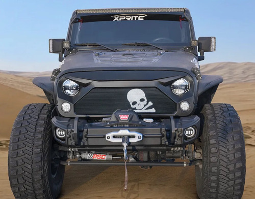 Persiana Skull Jeep Wrangler Jk 2008 2018 Foto 3