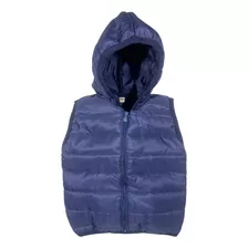 Colete Puffer Inverno Com Capuz Quentinho Infantil Juvenil