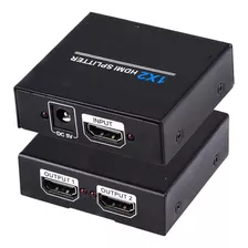 Splitter Hdmi Multiplicador 1 Entrada X 2 Salidas, 1080p 3d