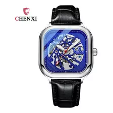 Relojes Mecánicos De Cuero Hueco Chenxi