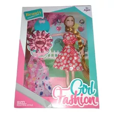 Muñeca Con Accesorios Fashion Tipo Barbie Princesas Niñas