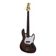 Bajo Electrico Jazz Bass 4 Cuerdas Newen Macizo Dark Wood