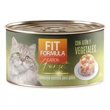 Alimento Húmedo Fit Formula Gato Gourmet Atún Y Vegetal 80gr