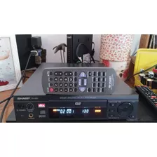 Dvd Player Sharp Dv-600u R4 C/ Controle Remoto Universal #av