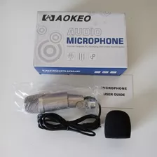 Micrófono Usb Para Pc O Laptop Aokeo 