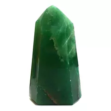 Ponta Natural Cristal Pedra Quartzo Verde Cura Energia