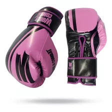 Luva World Combat Pro Series - Preto E Rosa