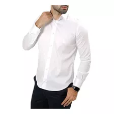 Camisa Social Masculina Slim Sport Lisa Casual 