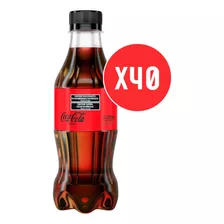 Coca Cola Botella 237 Zero Pack X40 Gaseosa Zetta Bebidas