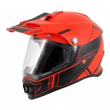 Capacete Mattos Racing Ttr Com Viseira Motocross Trilha Moto