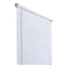 Cortina Persiana Para Quarto Escritório Sala Horizontal 140c Cor Branco