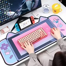 Gatito Mousepad Gamer Kawaii