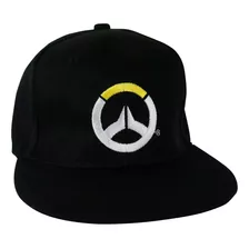 Boné Aba Reta Preto Overwatch