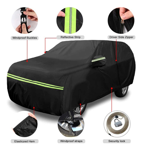 Cubierta Impermeable Para Coche Compatible Con Jeep Liberty Foto 3