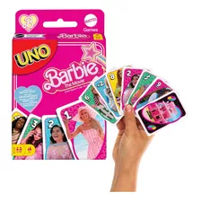 Jogo De Cartas Uno Barbie O Filme Limitado - Original Mattel