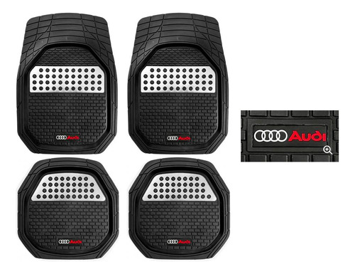 Tapetes Charola Color 3d Logo Audi A6 2022 A 2023 2024 Foto 6