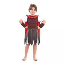 Roupa De Guerreiro Infantil De Luxo Lutador Gladiador Romano