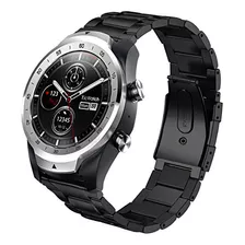 Aimtel Compatible Con Correas Ticwatch Pro 3 Band/pro 4g Lt. Color Negro