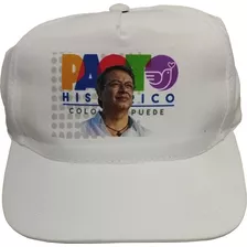 Gorra Gustavo Petro Campaña Pacto Histórico Izquierda Blanca