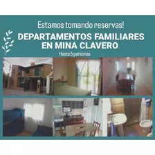 Alquiler Mina Clavero - Departamentos Familiares