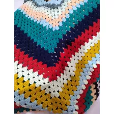 Colcha Tejido Crochet, Medidas 2,20 X 2,20 ,para Cama King