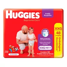 Fraldas Huggies Supreme Care Roupinha Xxg 48 U